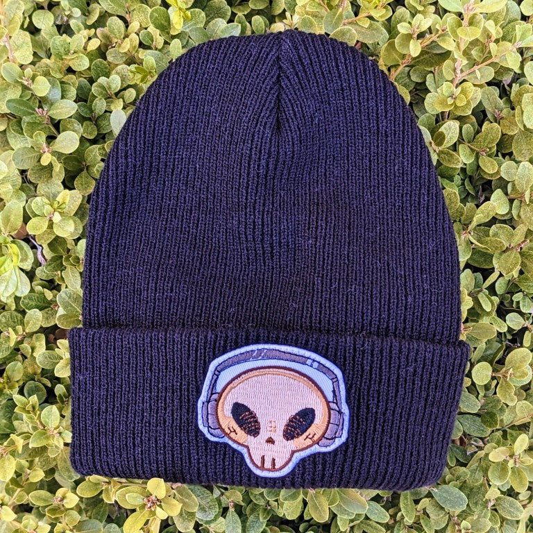 Aesthetic skeleton beanie in blue