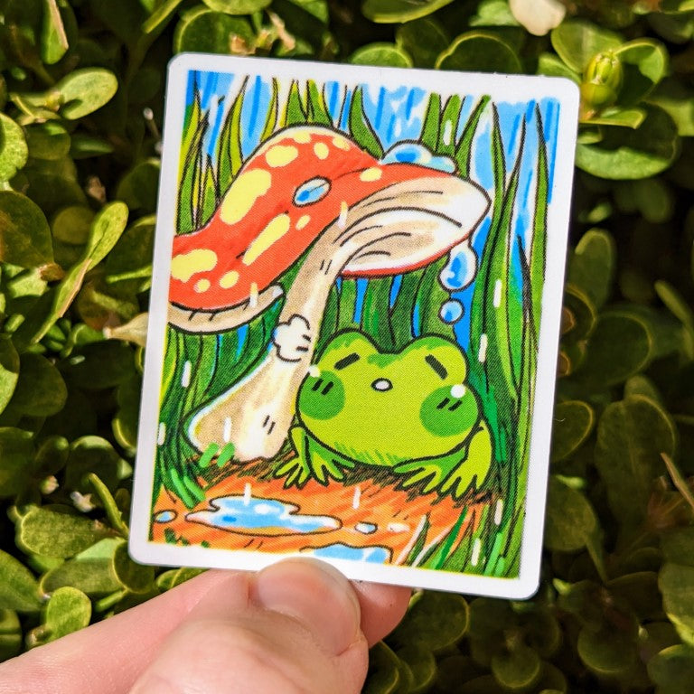 Tiny Frog Art Stickers