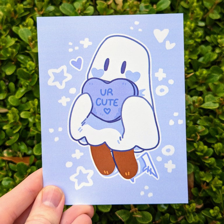 Candy Heart Ghost Mini Prints!