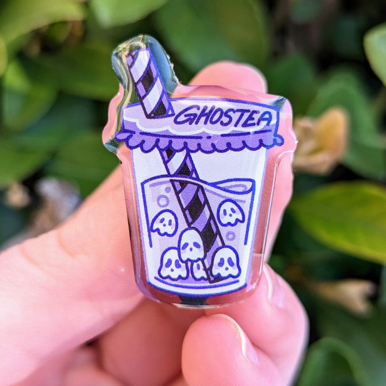 Cute Boba Cup Acrylic Pins