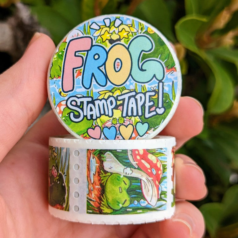 Frog Stamp Washi Tape