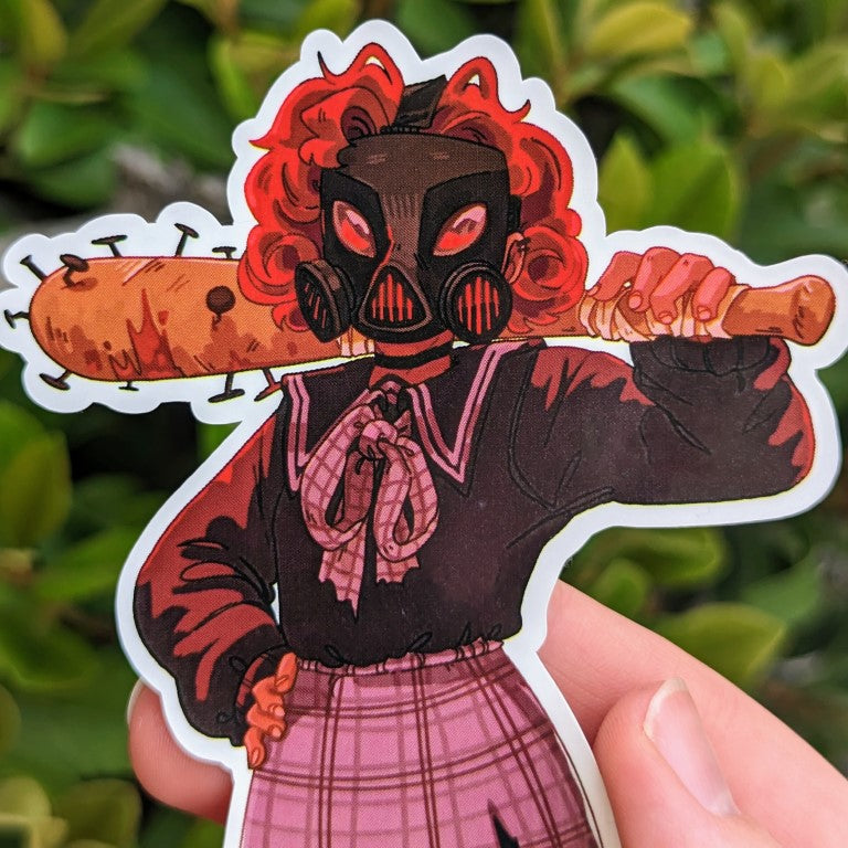 Gas Mask Full Body Stickers!