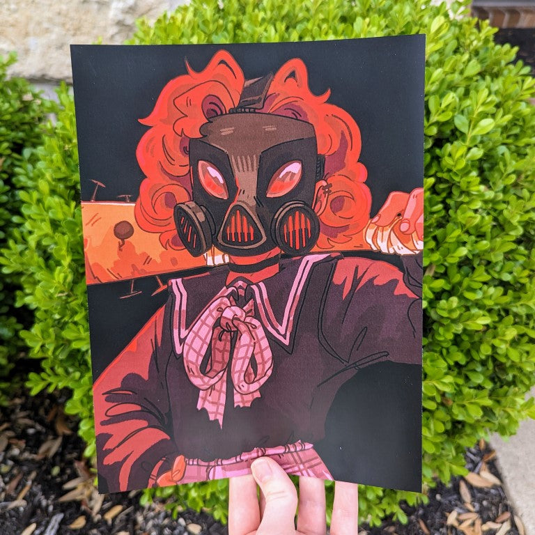 Gas Mask Full Body Prints