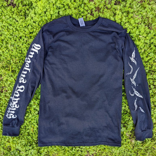 Long-Sleeved Black Fallen Angel T-Shirt - BACK IMAGE