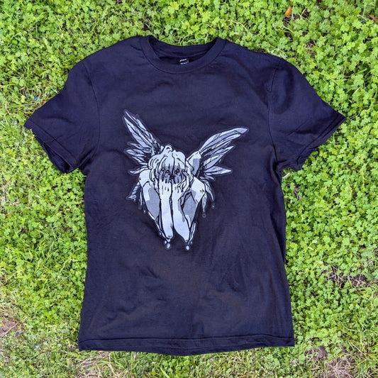 Short-Sleeve Black Fallen Angel T-Shirt