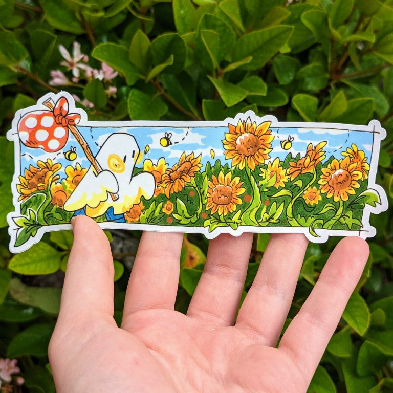 Runaway Ghost Long Stickers
