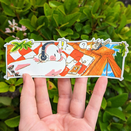 Runaway Ghost Long Stickers
