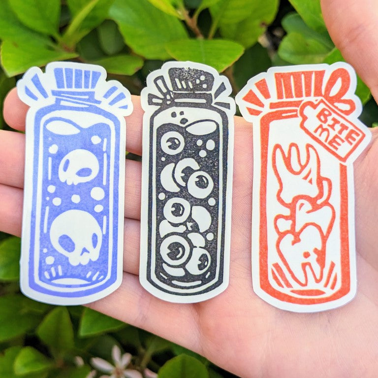 Bottle Stamp Stickers