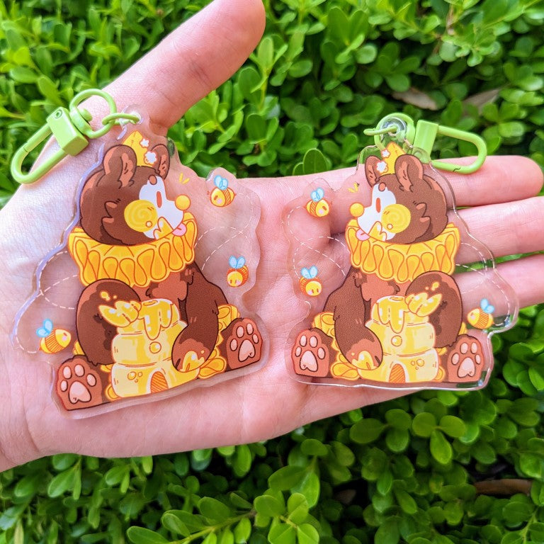 Clown Bear Keychains