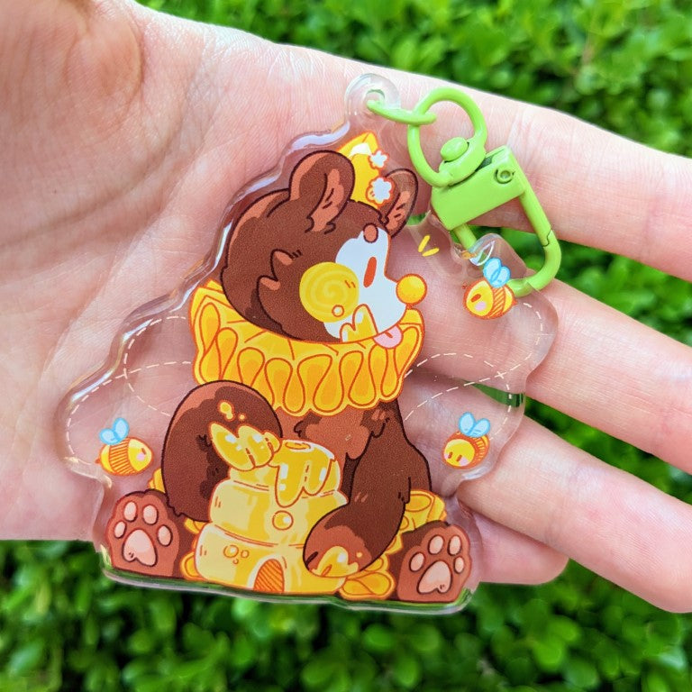 Clown Bear Keychains