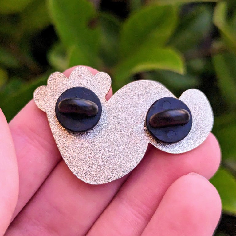 Cowboy Worm Enamel Pin