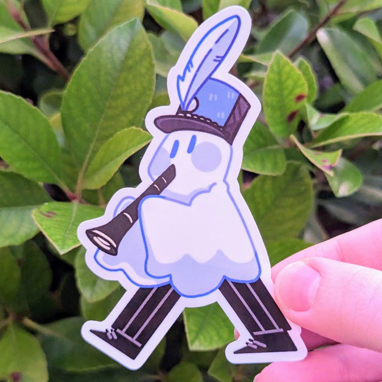 Ghost Marching Band Stickers