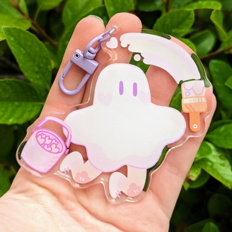 Valentine Ghost Keychains