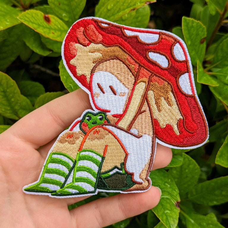 Red Mushroom Ghost Patch