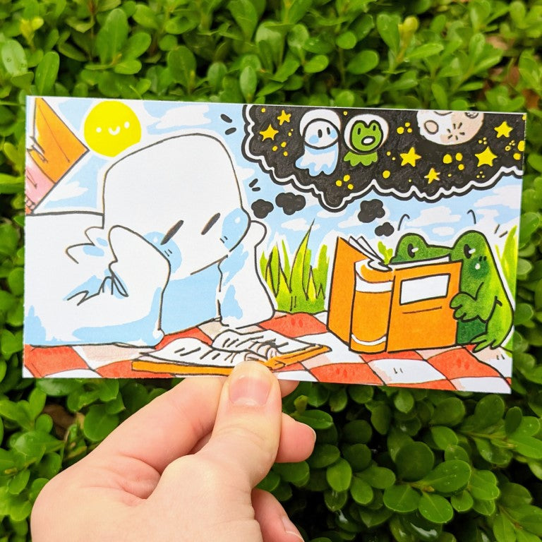 Runaway Ghost and Frog Pal Mini Prints