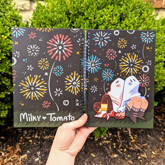 Firework Ghosts Notebook