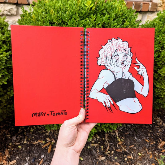 Droopy Eye Girl Notebook