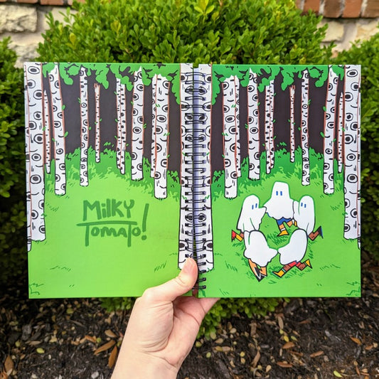 Forest Circle Ghosts Notebook