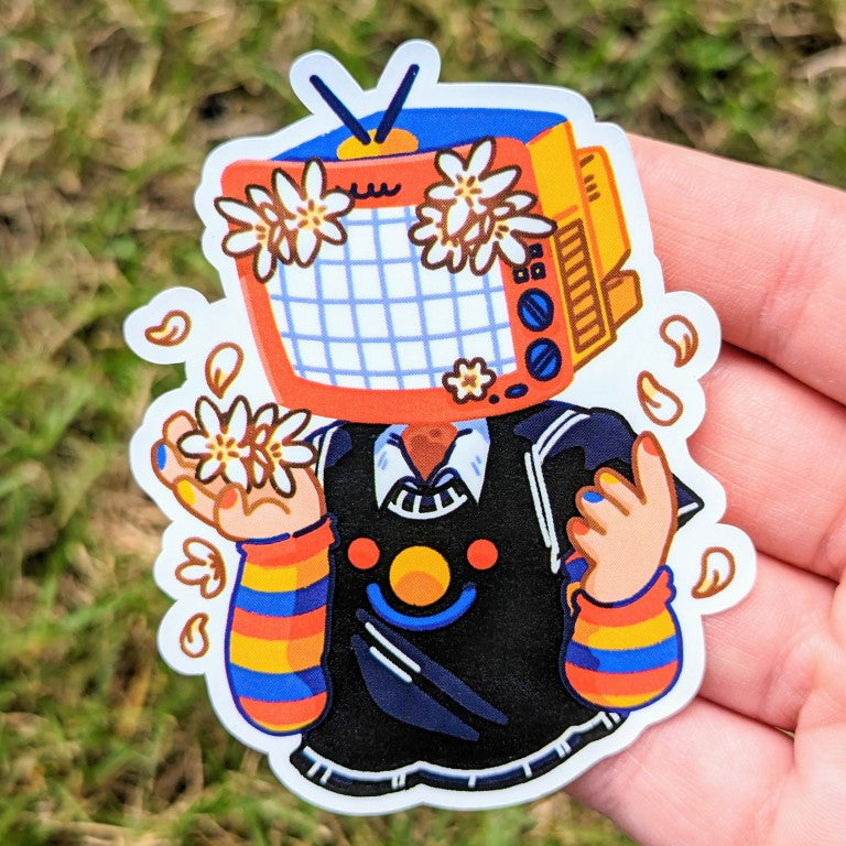 TV Head Cute Stickers