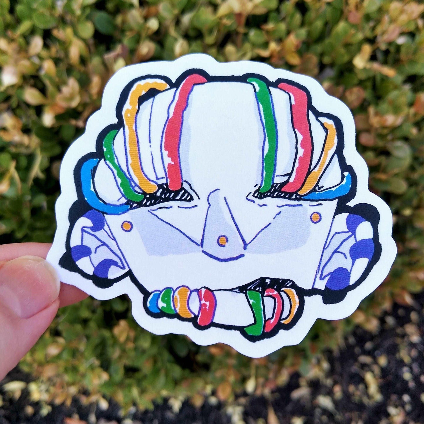 Colorful Robot Sticker