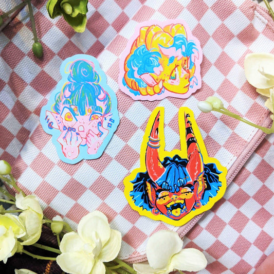 Demon Girl Stickers