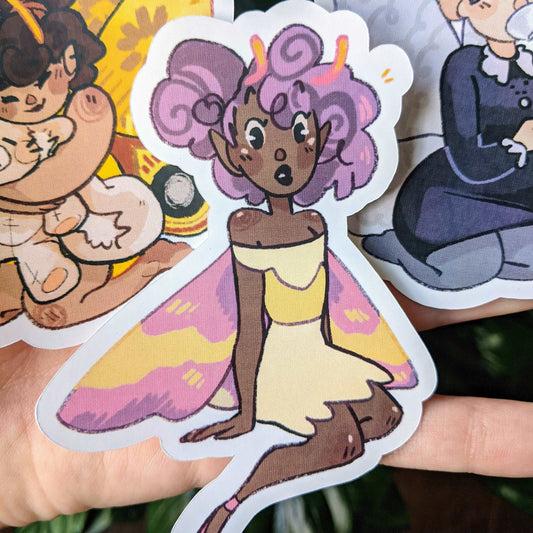 Moth Fairy Stickers!