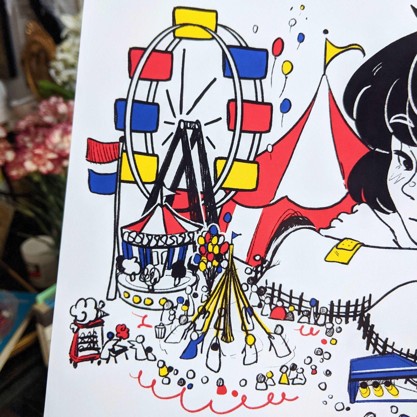 Circus Daydream Mini Print 4x6 Glossy Print