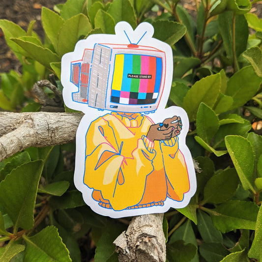 TV Head Sticker! - MilkyTomato