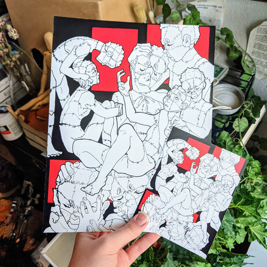 Stitched Ends Mini Print 4x5.25 Glossy Print - MilkyTomato