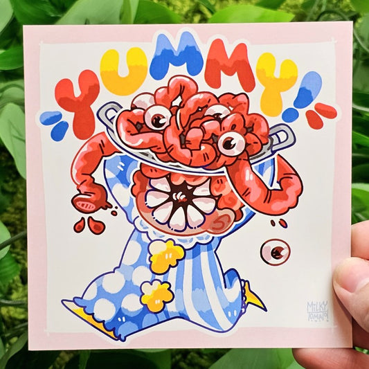 Creepy Clown Mealtime Mini Prints