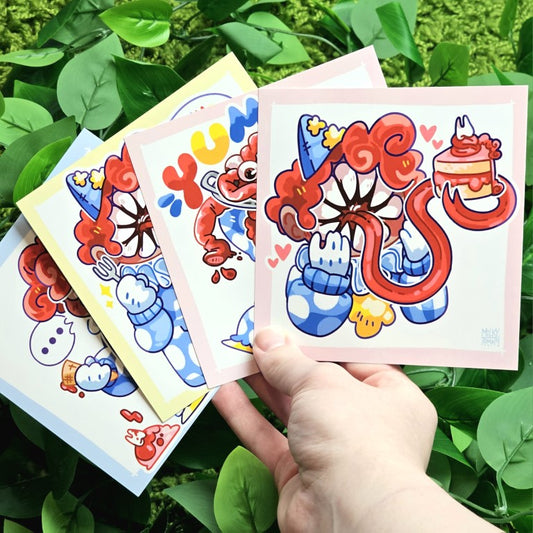 Creepy Clown Mealtime Mini Prints