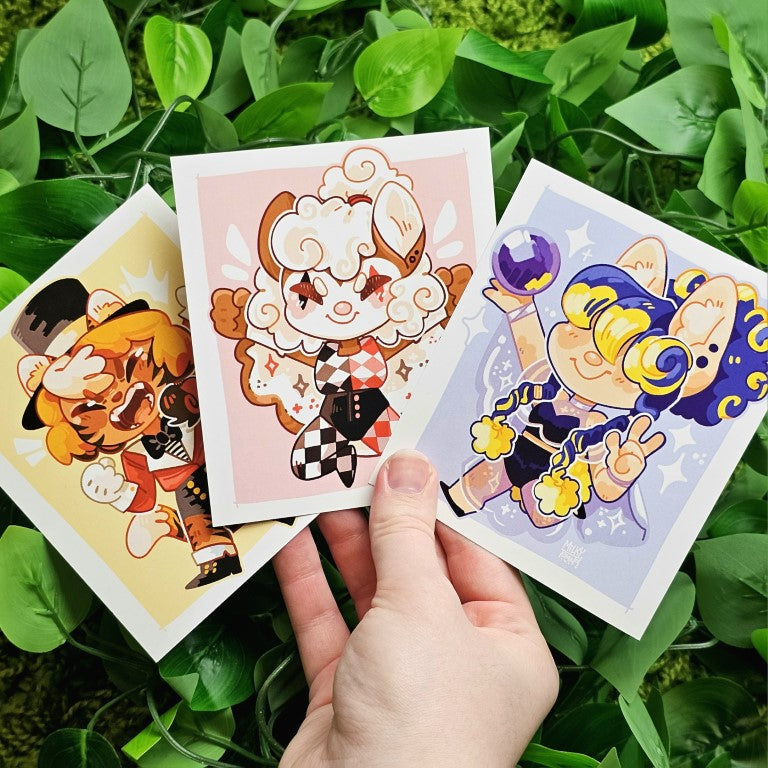 Circus Emoji OC Season 1 Mini Prints