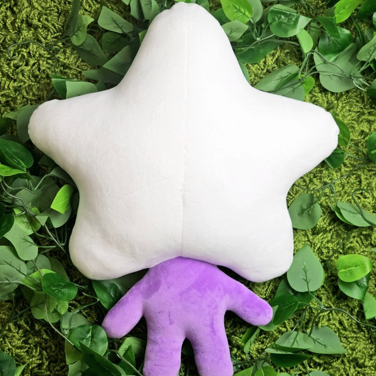 Back of large star baby plushie