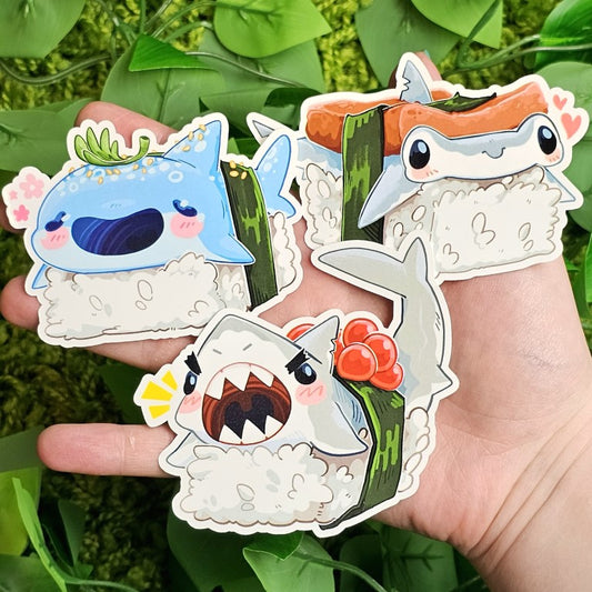 Shark Sushi Stickers