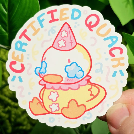 Certified Quack Sticker
