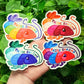 Shrimp Pride Flag Stickers