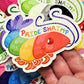 Shrimp Pride Flag Stickers