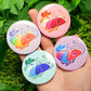 Shrimp Pride Flag Buttons