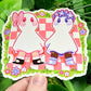 Ghost Date Stickers: Fem x Fem