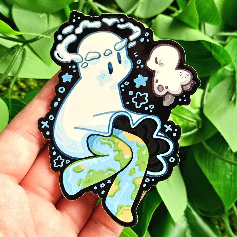Science Ghost Sticker Solar System Ghost Stickers – Milky Tomato