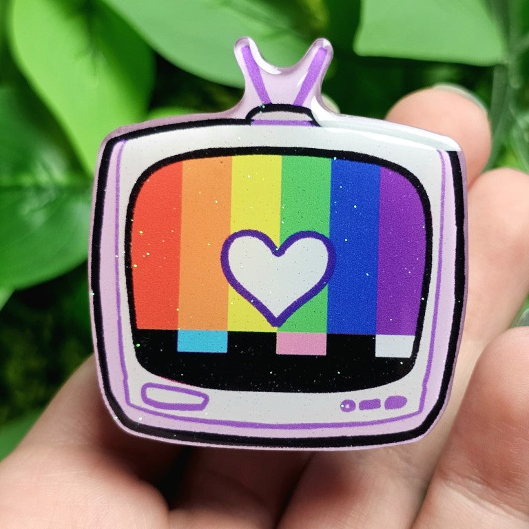 Rainbow TV Phone Grip