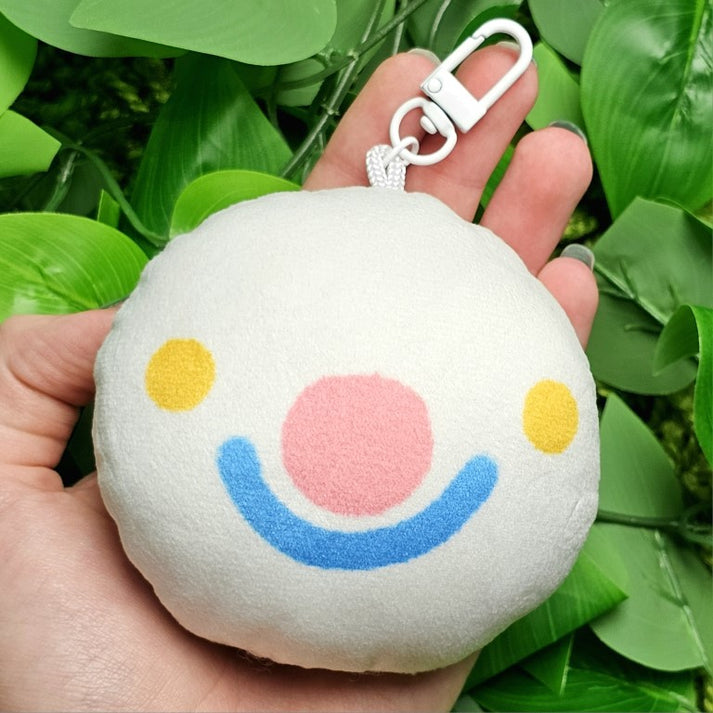 Silly Clown Face Sensory Pillow Keychain – Milky Tomato
