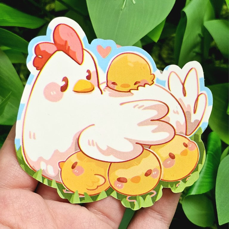 Chick Sticker Set Hen and Chicks Sticker – Milky Tomato