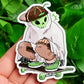 Alien Skater Ghost Stickers!
