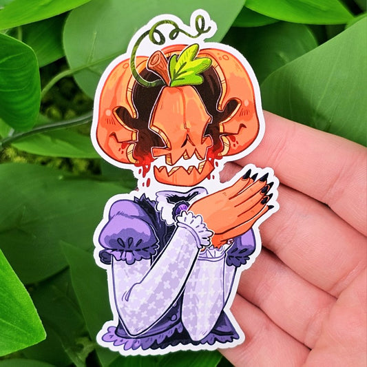 Gore Pumpkin Head Version 2 Stickers!