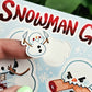Creepy Snowman Sticker Sheet!