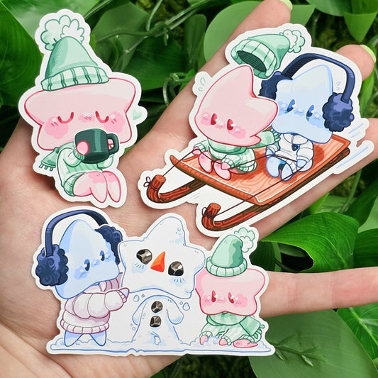 Winter Star Baby Stickers!