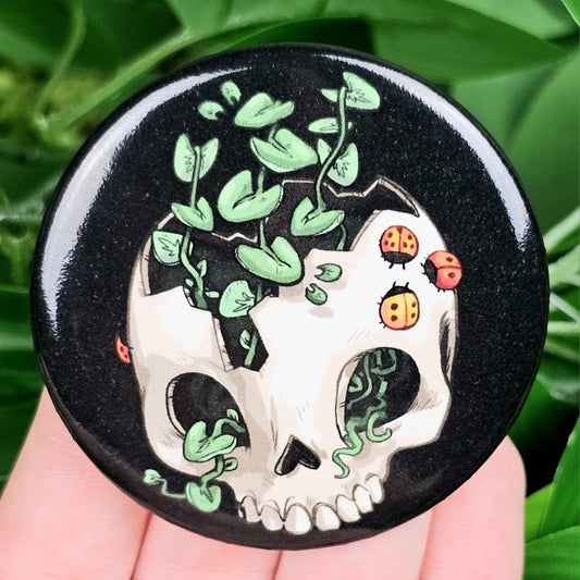 Plant in Skull Button!