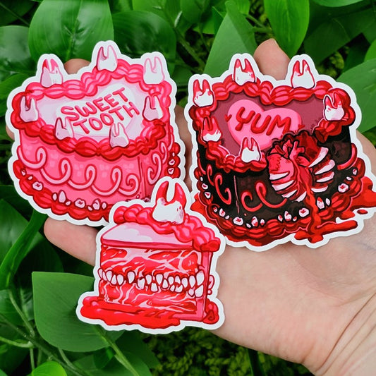 Teeth Cake Stickers!