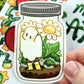 Daisy Ghost In A Jar Transparent Sticker!